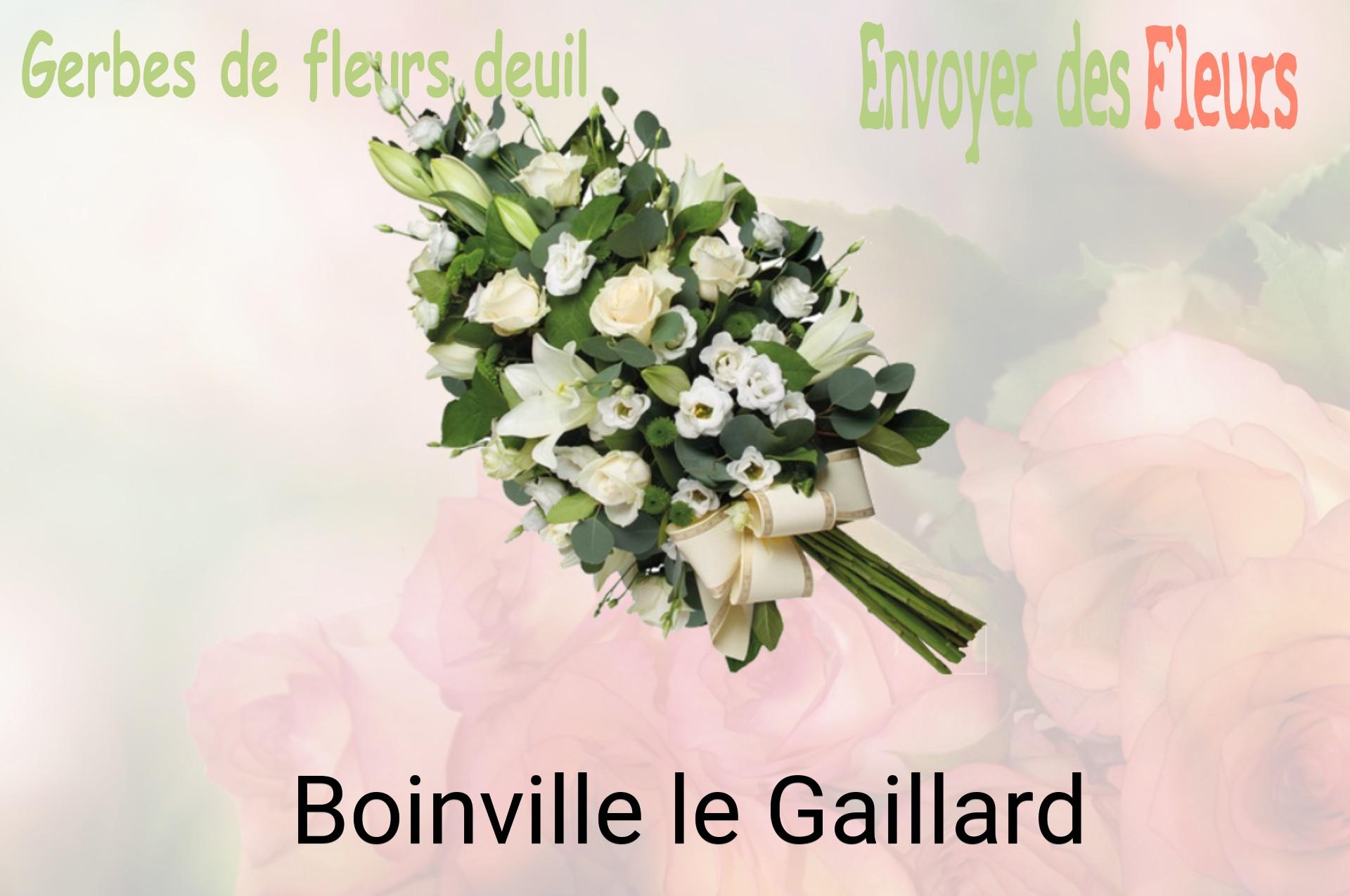 Gerbe de fleurs de deuil livrée à Boinville-le-Gaillard